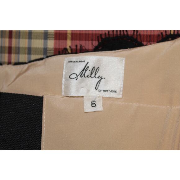 Milly of New York Black Lace Strapless Dress Size 6 Taylor Swift Inspired Style - Picture 5 of 6